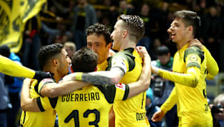 Top ​Marco Reus netted a stoppage-time winner as Borussia Dortmund returned to the top of the Bundesliga with a dramatic 3-2 win over Hertha BSC at the...