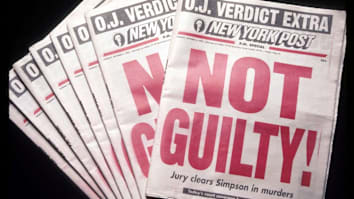 The New York Post announces that O.J. Simpson has been found 