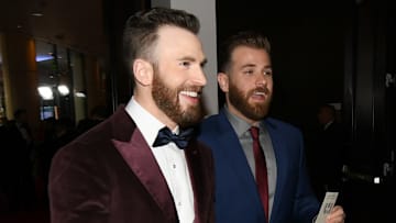Chris Evans en los Globos de Oro 2020