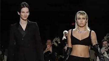 Miley Cyrus desfiló en la Semana de la Moda de New York
