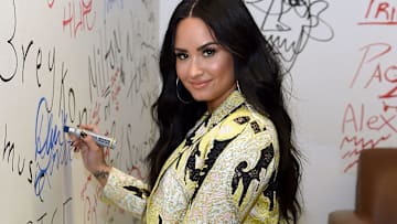 Demi Lovato Visits Music Choice