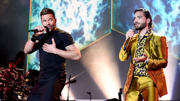 Maluma With Special Guest Ricky Martin Performs At The Forum