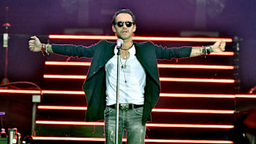 Marc Anthony durante un concierto en Atlanta