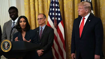 Donald Trump under fire on Twitter for taking credit from Kim Kardashian