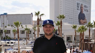 Rob Kardashian And Blac Chyna At Sky Beach Club