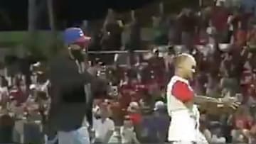Ozuna y David Ortiz en la Serie del Caribe 2020