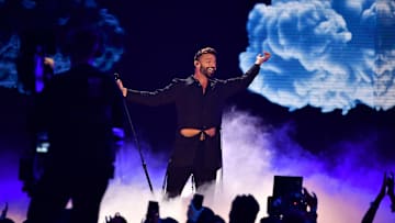 Ricky Martin en su presentación en Premio Lo Nuestro 2020 
