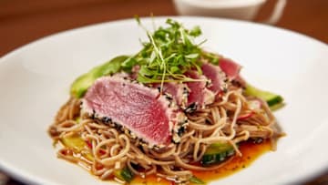 Sesame Seared Tuna at Confisco Grille, photo provided by Universal Orlando Resort