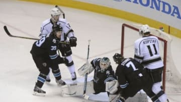 San Jose Sharks vs Los Angeles Kings live stream information. Mandatory Credit: Kyle Terada-USA TODAY Sports