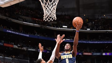LOS ANGELES, CA - NOVEMBER 19: Emmanuel Mudiay