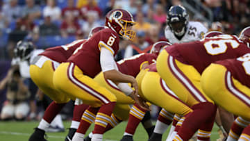 BALTIMORE, MD - AUGUST 10: Quarterback Kirk Cousins