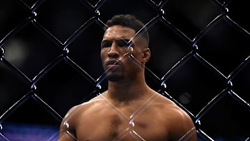 LAS VEGAS, NV - OCTOBER 07: (EDITORS NOTE: This image is a multiple exposure.) Kevin Lee stands in the Octagon prior to his interim UFC lightweight championship bout against Tony Ferguson during the UFC 216 event inside T-Mobile Arena on October 7, 2017 in Las Vegas, Nevada. (Photo by Brandon Magnus/Zuffa LLC/Zuffa LLC via Getty Images)