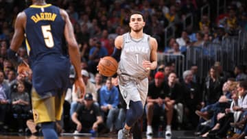 DENVER, CO - APRIL 1: Tyus Jones. Copyright 2018 NBAE (Photo by Garrett Ellwood/NBAE via Getty Images)