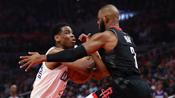 OKC Thunder: Shai Gilgeous-Alexander, Chris Paul. (Photo by Yong Teck Lim/Getty Images)