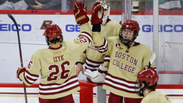 NCAA Hockey, Boston College. (Photo by Richard T Gagnon/Getty Images)