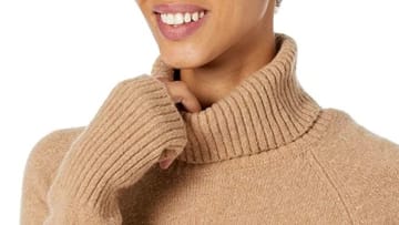 The Goodthreads Women's Boucle Turtleneck Sweater - Amazon.com