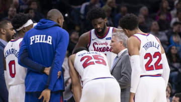 Ben Simmons, Joel Embiid, Matisse Thybulle | Philadelphia 76ers (Photo by Mitchell Leff/Getty Images)