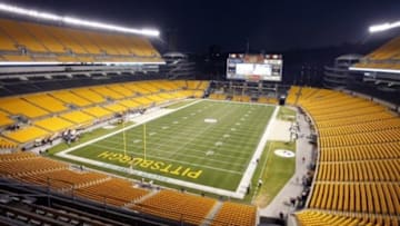 November 18, 2012; Pittsburgh, PA, USA; General exterior view of Heinz Field before the Pittsburgh Steelers and Baltimore Ravens play at Heinz Field. Mandatory Credit: Charles LeClaire-USA TODAY Sports