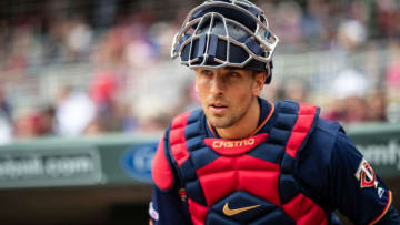 Free agent catcher Jason Castro, a player the Houston Astros should pursue (Photo by Brace Hemmelgarn/Minnesota Twins/Getty Images)