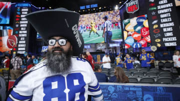 NASHVILLE, TN - APRIL 25: A Dallas Cowboys fan looks on prior to the start of the first round of the NFL Draft on April 25, 2019 in Nashville, Tennessee. (Photo by Joe Robbins/Getty Images)