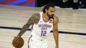 The New Orleans Pelicans are acquiring Steven Adams in a multi-team trade. (Photo by Kevin C. Cox/Getty Images)