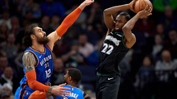 MINNEAPOLIS, MN - MARCH 05: Andrew Wiggins #22 of the Minnesota Timberwolves. (Photo by Hannah Foslien/Getty Images)