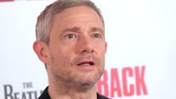 LONDON, ENGLAND - NOVEMBER 16: Martin Freeman attends the UK Premiere of "The Beatles: Get Back" at Cineworld Empire on November 16, 2021 in London, England. (Photo by Dave J Hogan/Getty Images)