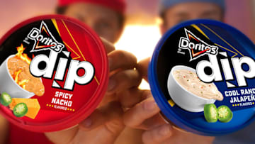 Doritos Dips in Spicy Nacho and Cool Ranch flavors, photo provided by Doritos