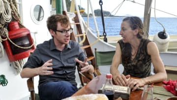 MANA ISLAND - JUNE 16: 'Vote Early, Vote Often' - John Cochran and Debbie Wanner on the sixth episode of SURVIVOR: Game Changers, airing Wednesday, April 5 (8:00-9:00 PM, ET/PT) on the CBS Television Network. (Photo by Jeffrey Neira/CBS via Getty Images)