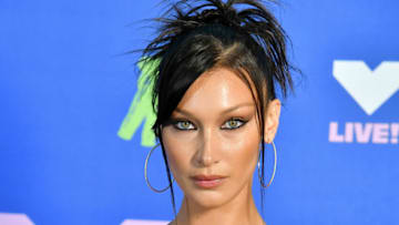 NEW YORK, NEW YORK - AUGUST 30: Bella Hadid attends the 2020 MTV Video Music Awards, broadcast on Sunday, August 30, 2020 in New York City. (Photo by Jeff Kravitz/MTV VMAs 2020/Getty Images for MTV)