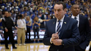 Duke basketball head coach Mike Krzyzewski (Photo by Lance King/Getty Images)