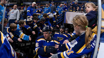 ST. LOUIS, MO - FEBRUARY 20: Paul Stastny