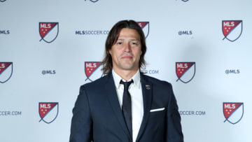 CHICAGO, IL - JANUARY 11: San Jose Earthquakes head coach Matias Almeyda during the MLS SuperDraft 2019 presented on January 11, 2019, at McCormick Place in Chicago, IL. (Photo by Andy Mead/YCJ/Icon Sportswire via Getty Images)