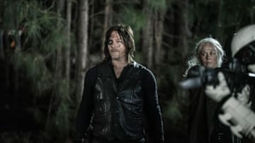 Norman Reedus as Daryl Dixon, Melissa McBride as Carol Peletier - The Walking Dead _ Season 11, Episode 24 - Photo Credit: Jace Downs/AMC
