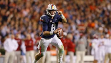 Will Jarrett Stidham become Auburn's single-season passing leader in 2018? (Photo by Kevin C. Cox/Getty Images)