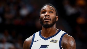 SALT LAKE CITY, UT - OCTOBER 02: Jae Crowder #99 of the Utah Jazz looks on during a game against the Toronto Raptors at Vivint Smart Home Arena on October 2, 2018 in Salt Lake City, Utah. Copyright 2018 NBAE (Photo by Alex Goodlett/Getty Images)