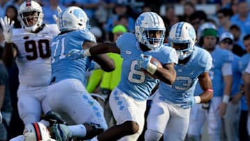CHAPEL HILL, NC - OCTOBER 14: Michael Carter