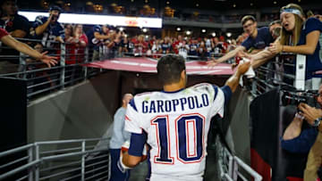 Jimmy Garoppolo (10) New England Patriots - Mark J. Rebilas-USA TODAY Sports