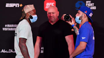 Malcolm Gordon vs. Amir Albazi (Photo by Jeff Bottari/Zuffa LLC via Getty Images)