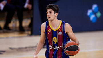 Leandro Bolmaro is expected to join the Minnesota Timberwolves this season. (Photo by Alex Caparros/Getty Images)