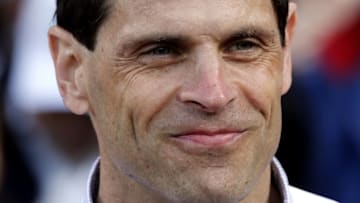 May 20, 2015; Boston, MA, USA; Newly named Boston Bruins General Manager Don Sweeney smiles before the game between the Boston Red Sox and the Texas Rangers at Fenway Park. Mandatory Credit: Winslow Townson-USA TODAY Sports