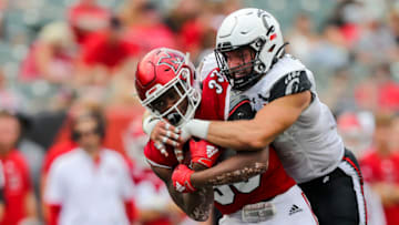 Cincinnati Bearcats linebacker Wilson Huber during game against the Miami Redhawks at Paycor Stadium.