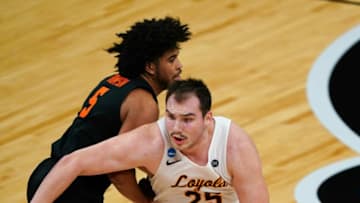 Cameron Krutwig, Ethan Thompson, Chicago Bulls.Ncaa Basketball Ncaa Touranment Loyola Chicago Vs Oregon State