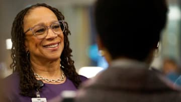 "Just A River In Egypt" Episode 519 -- Pictured: S. Epatha Merkerson as Sharon Goodwin -- (Photo by: Elizabeth Sisson/NBC)