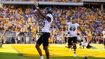 The top Colorado football transfer wideout's breakout season in 2023 is "not a surprise" according to BuffZone's Brian Howell Mandatory Credit: Mark J. Rebilas-USA TODAY Sports