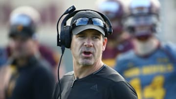 Arizona State offensive coordinator Rob Likens on Mar. 15, 2018 during spring football practice in Tempe, Ariz.ASU Spring Football Practice