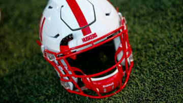 CHAMPAIGN, IL - SEPTEMBER 29: General view of a Nebraska Cornhuskers helmet is seen before the game against the Illinois Fighting Illini at Memorial Stadium on September 29, 2017 in Champaign, Illinois. (Photo by Michael Hickey/Getty Images)