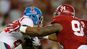 TUSCALOOSA, AL - SEPTEMBER 30: Da'Ron Payne