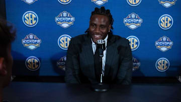 South Carolina football defensive tackle Tonka Hemingway at SEC Media Days. Mandatory Credit: Syndication: The Tennessean