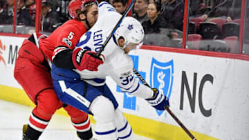 RALEIGH, NC - NOVEMBER 24: Noah Hanifin